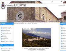 Tablet Screenshot of comune.laurito.sa.it